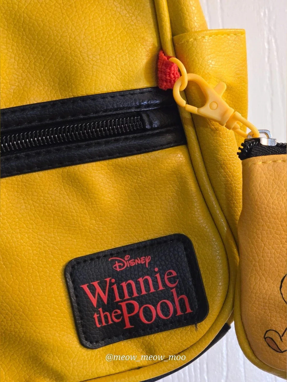 Winnie the Pooh Mini Backpack w/ Detachable Pouch & Hunny Charm